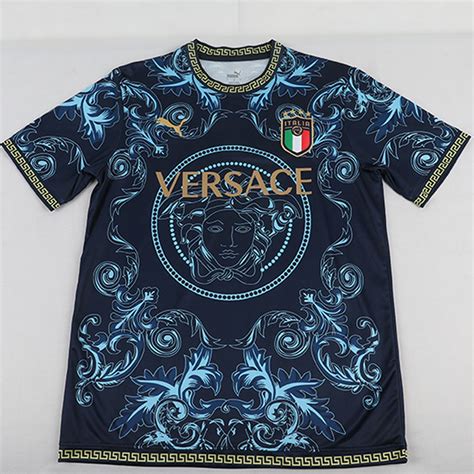 maglia italia x versace|Maglia Italia x Versace Blue 2022/2023 .